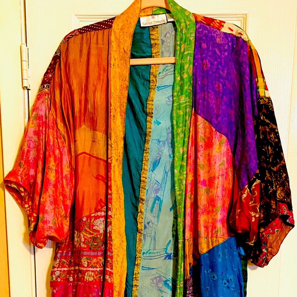 Sacred Threads Silk Kimono